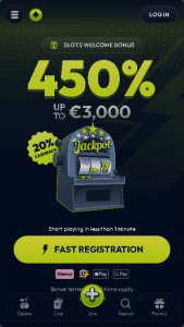 Winzter Casino Screenshot 1