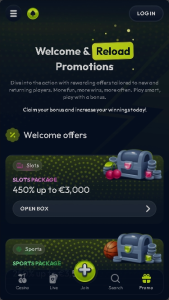 Winzter Casino Screenshot 3